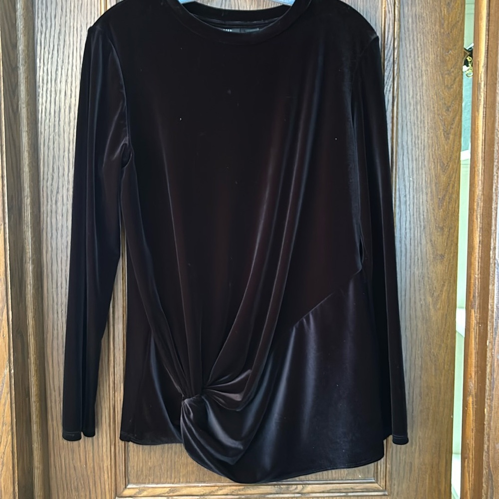 Halogen Velvet tunic